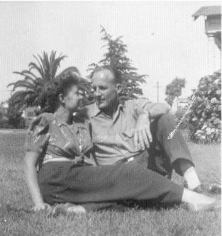 Mom and Dad in CA 1946