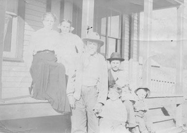 Uncle James and Aunt Farris and grandchildren-not named
